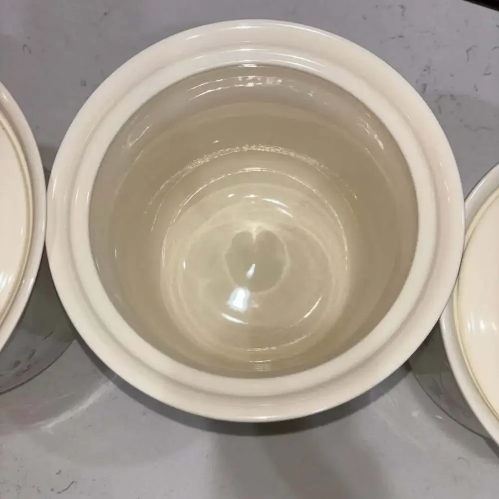 Pfaltzgraff Secret Rose Ceramic Canister Set Of 4 With Lids 506-509